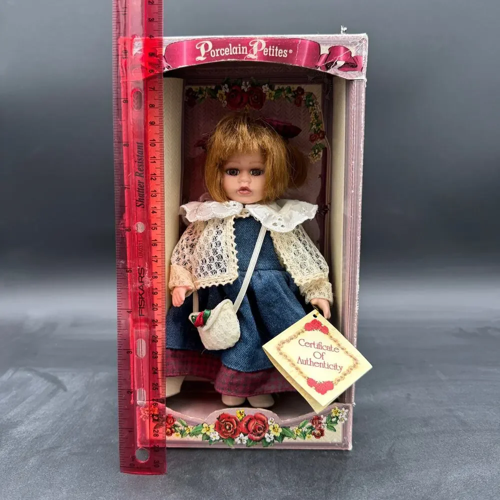 Vintage Porcelain Doll Hand Painted Porcelain Petites